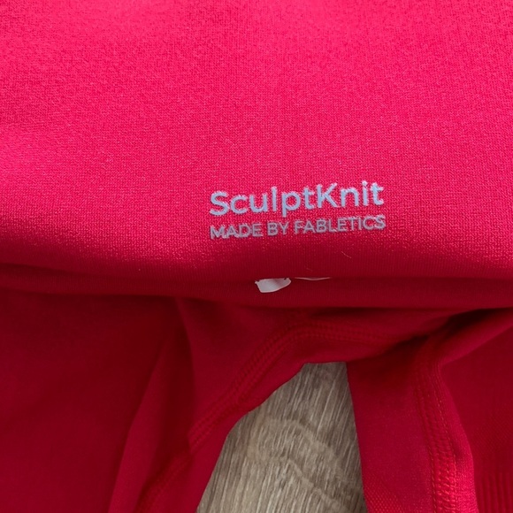 Fabletics Other - Fabletics Bold Red SculptKnit Leggings